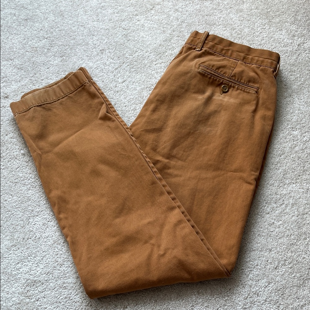 J. Crew Men's Chinos in Caramel Brown
